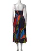 La Ligne Printed Long Dress
