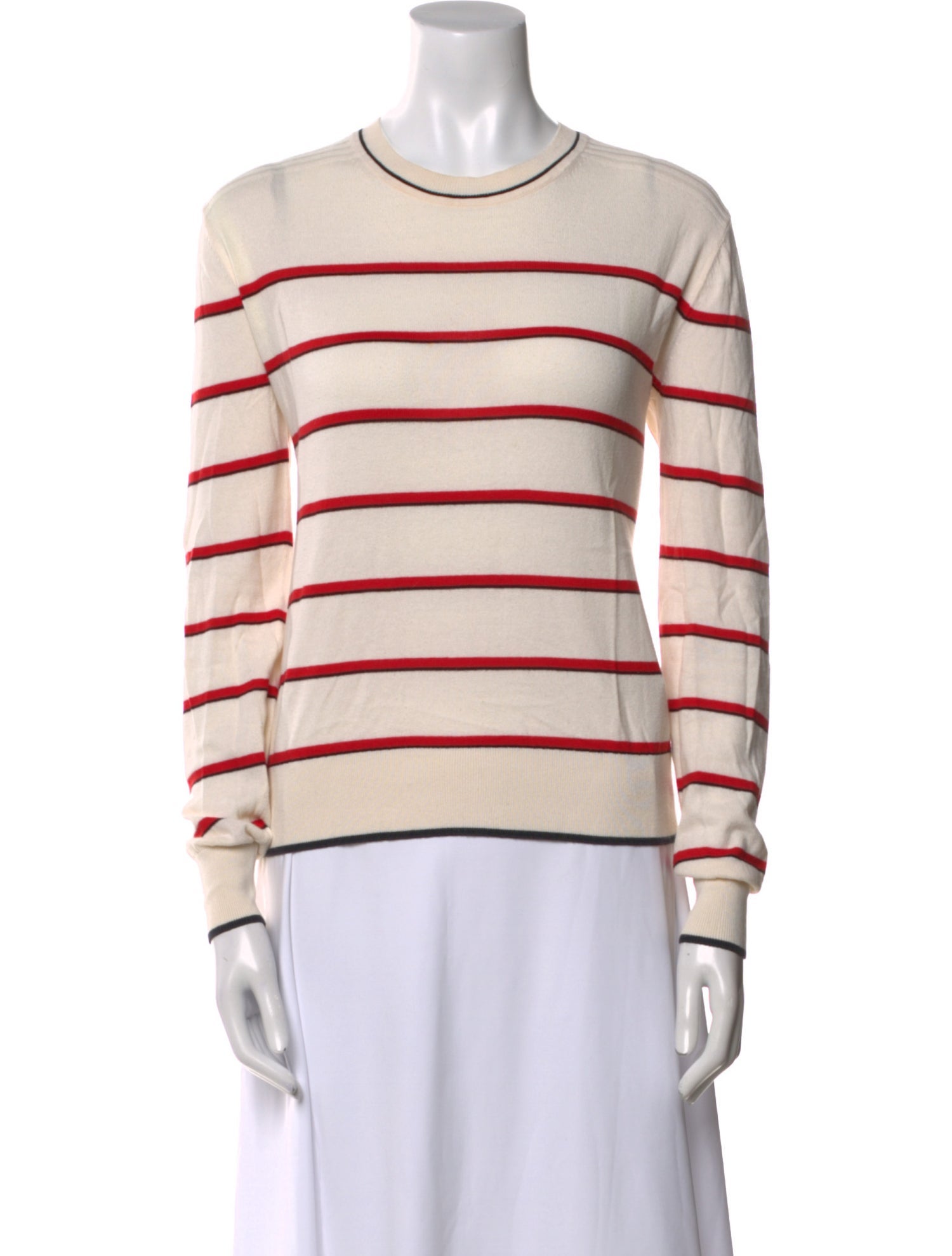 La Ligne Striped Scoop Neck Sweater
