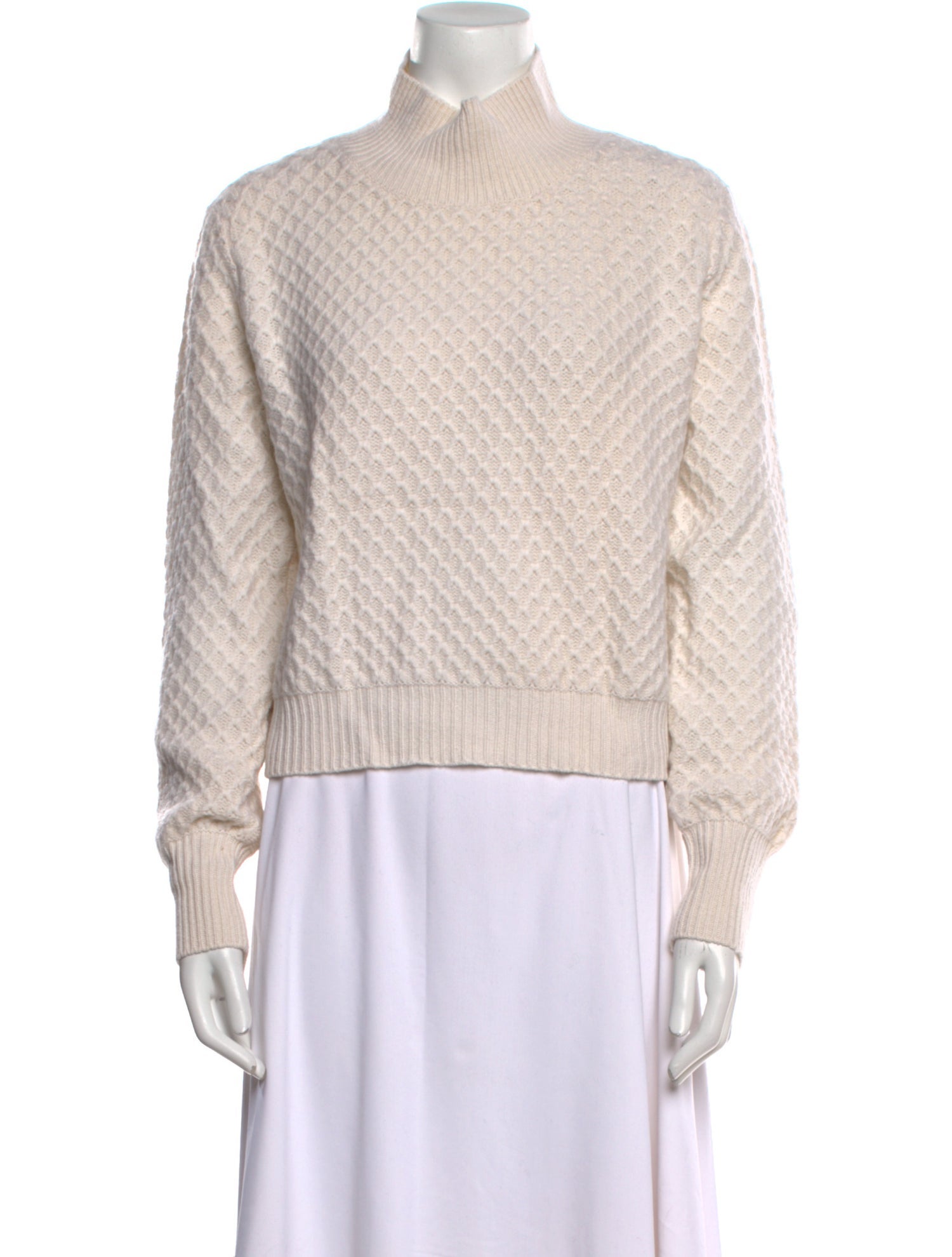 La Ligne Cashmere Mock Neck Sweater