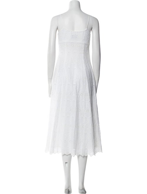 La Ligne Square Neckline Midi Length Dress