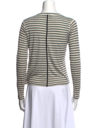 La Ligne Striped V-Neck Top