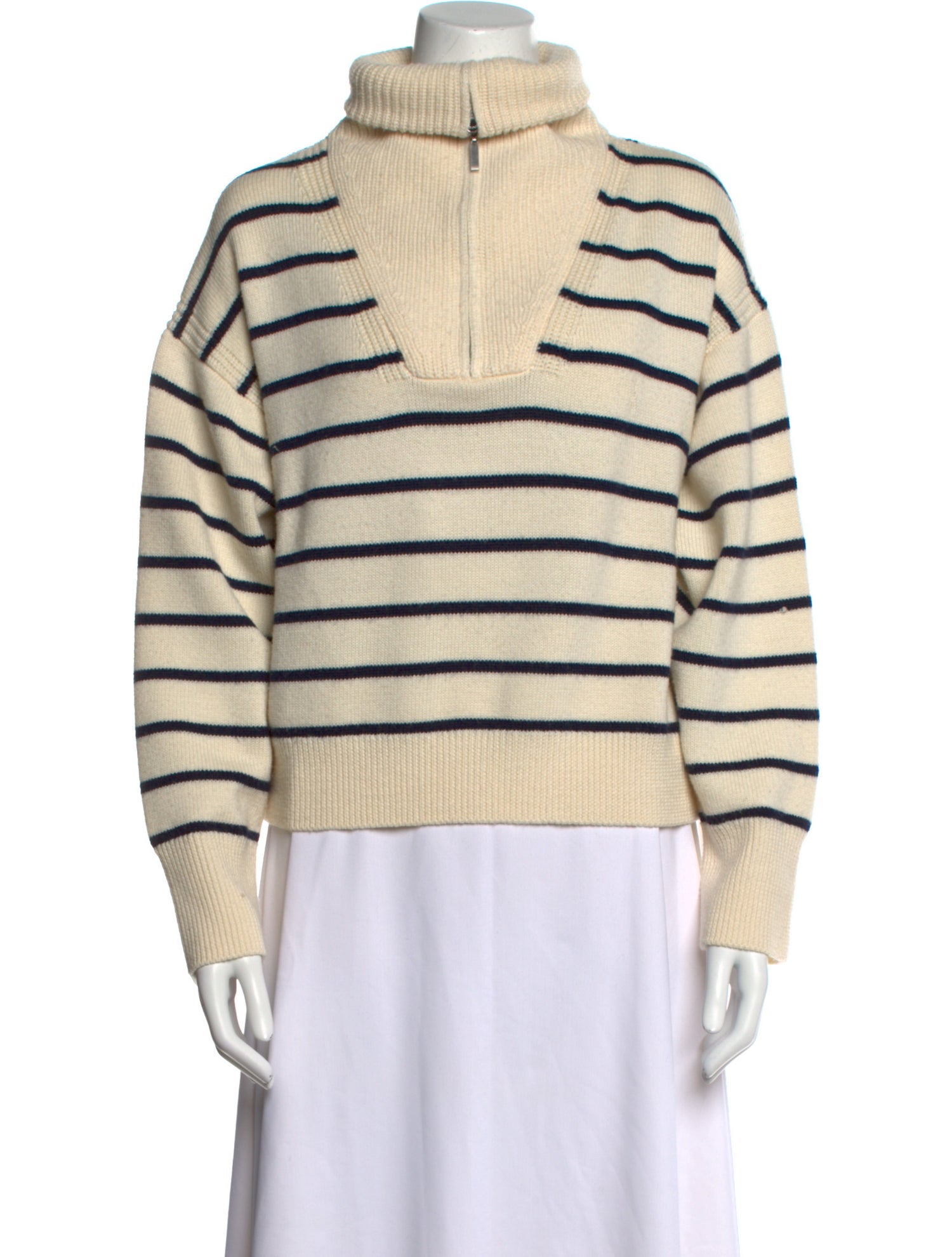 La Ligne Merino Wool Striped Sweater
