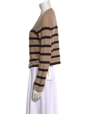 La Ligne Striped V-Neck Sweater