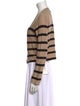 La Ligne Striped V-Neck Sweater