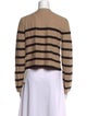 La Ligne Striped V-Neck Sweater
