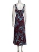 La Ligne Floral Print Long Dress