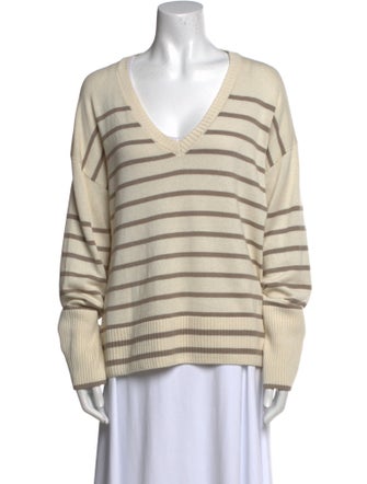 La Ligne Silk Striped Sweater