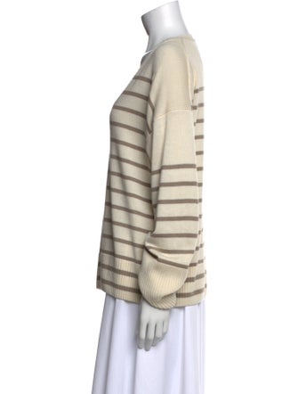La Ligne Silk Striped Sweater
