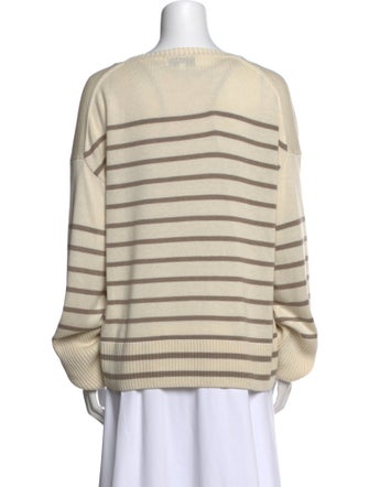 La Ligne Silk Striped Sweater