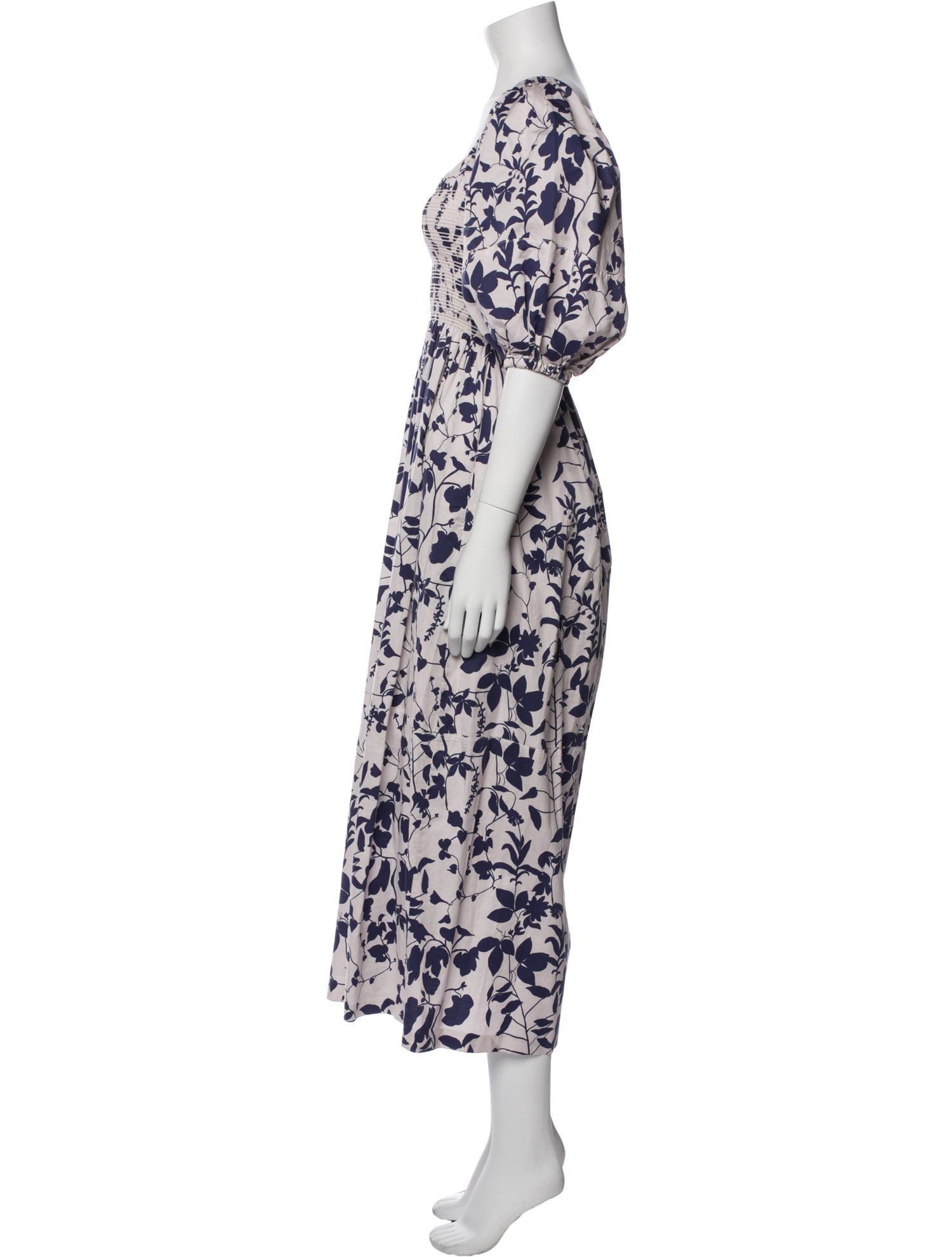 La Ligne Floral Print Long Dress