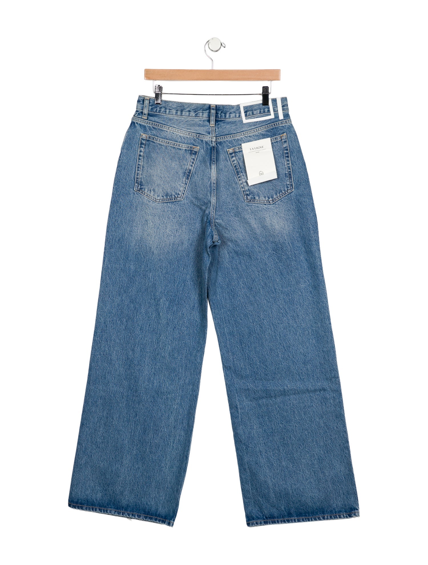 La Ligne High-Rise Wide Leg Jeans w/ Tags