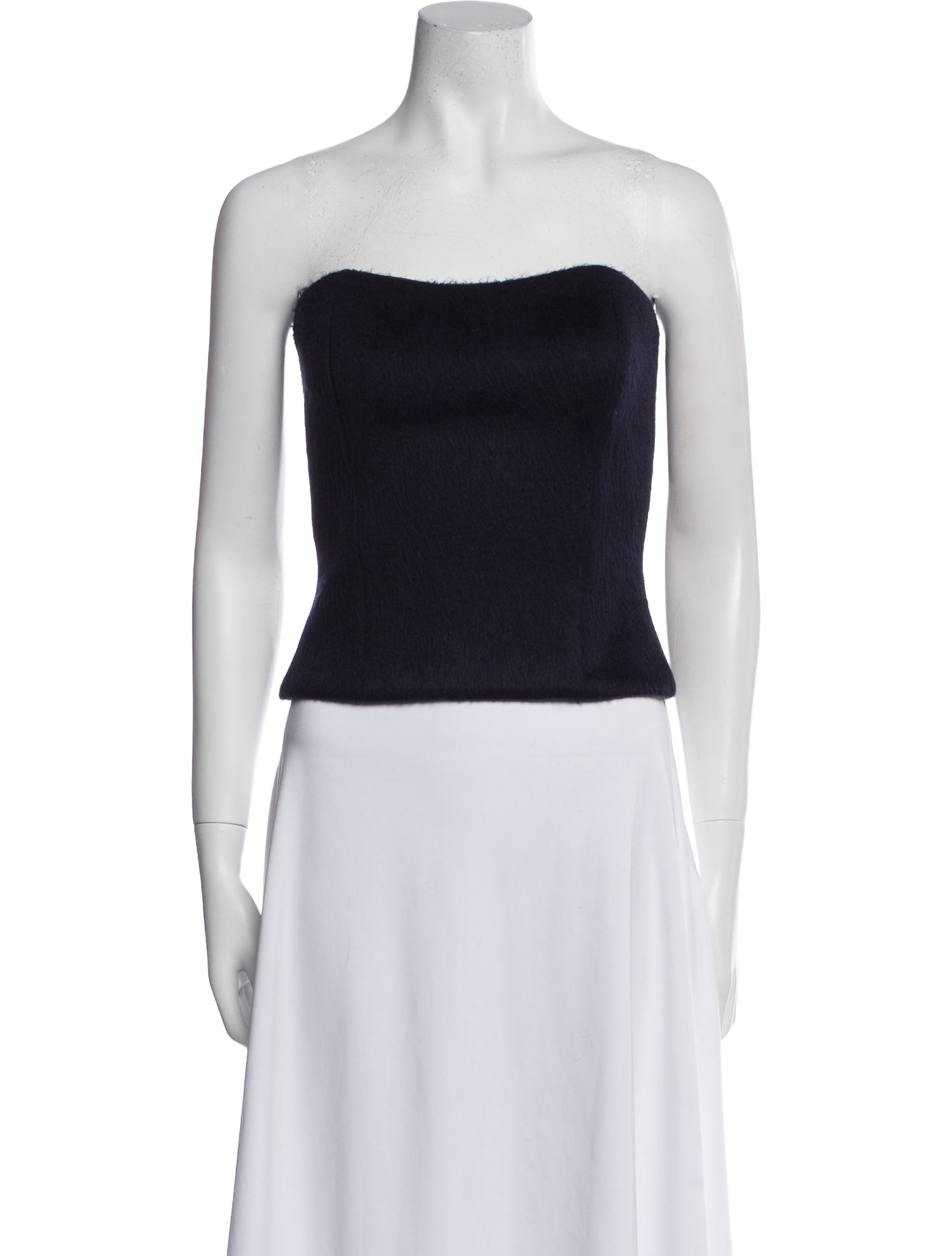 La Ligne Strapless Crop Top