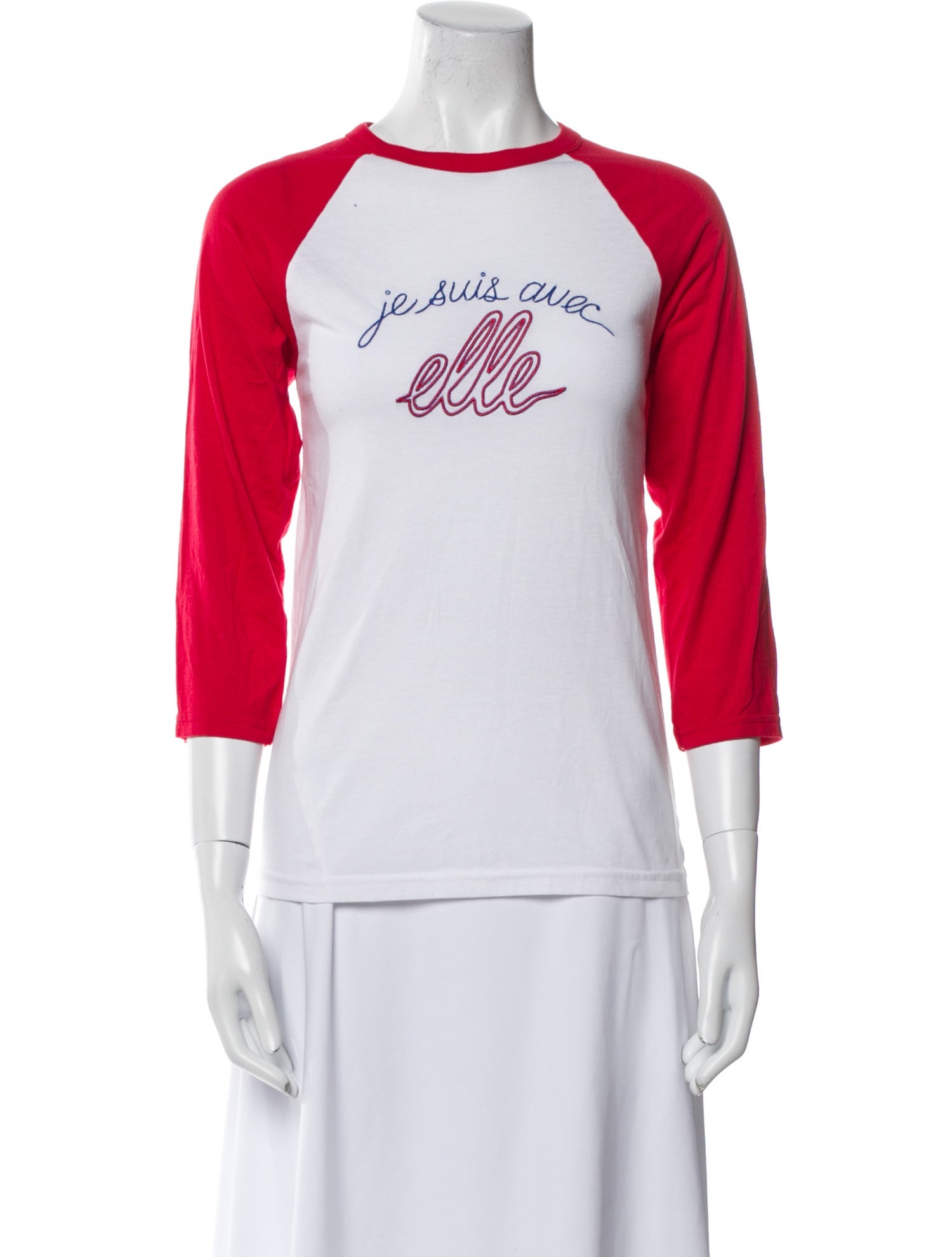 La Ligne Graphic Print Crew Neck T-Shirt