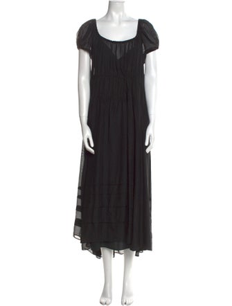 La Ligne Scoop Neck Long Dress