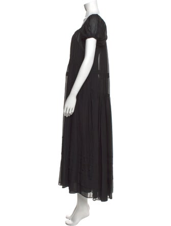 La Ligne Scoop Neck Long Dress