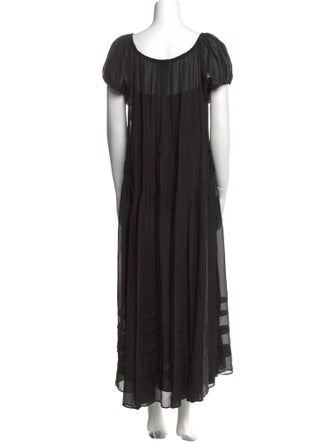 La Ligne Scoop Neck Long Dress