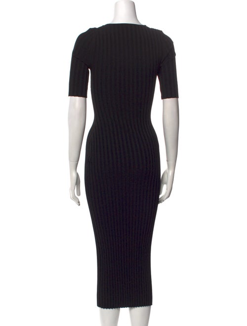 La Ligne Square Neckline Midi Length Dress