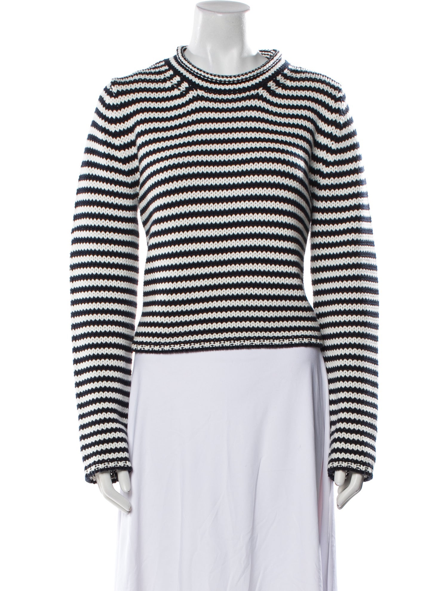La Ligne Striped Crew Neck Sweater