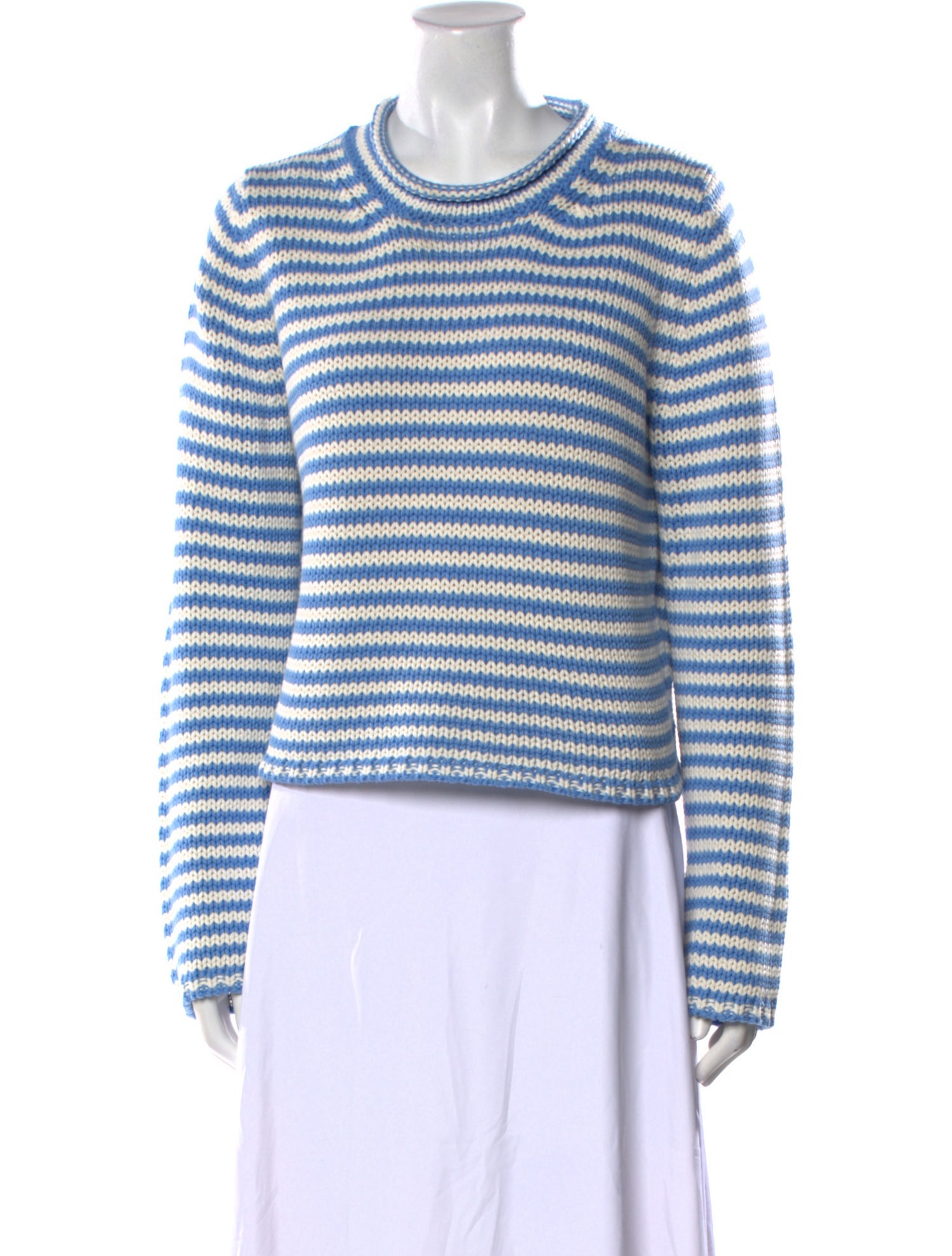 La Ligne Striped Scoop Neck Sweater