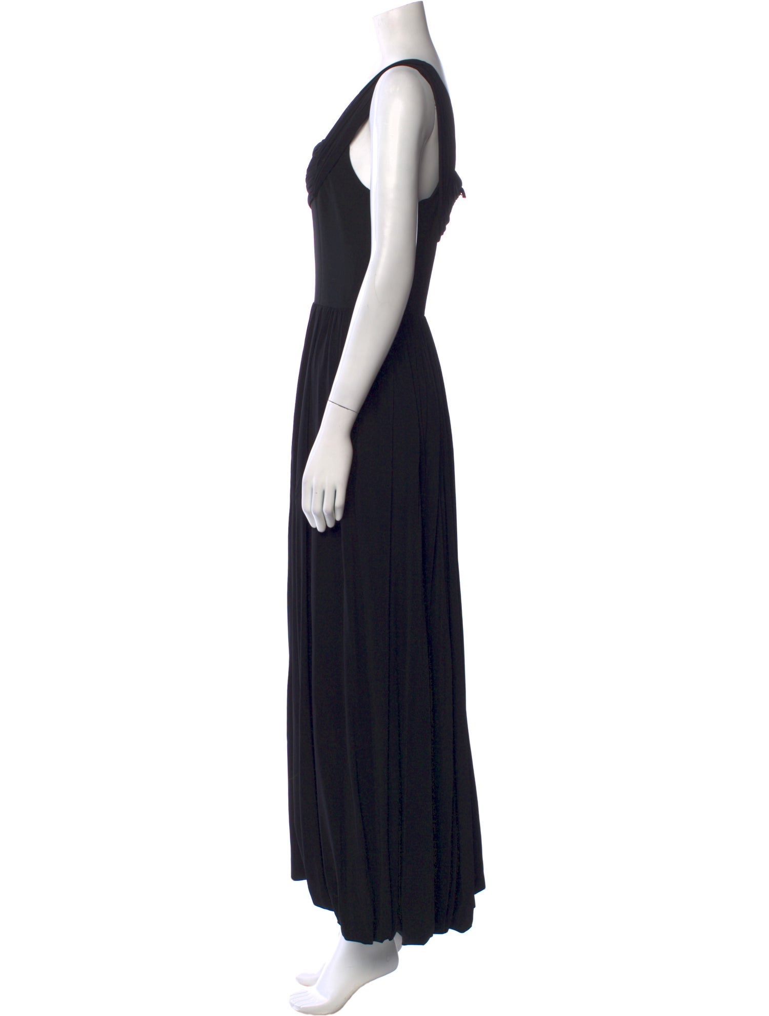 La Ligne Square Neckline Long Dress