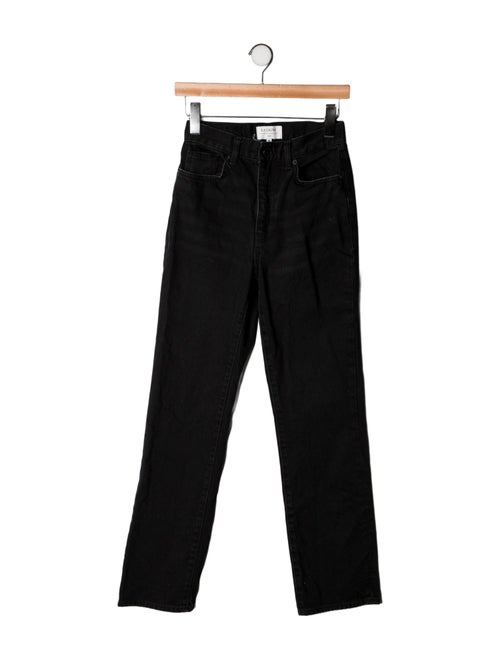 La Ligne Mid-Rise Straight Leg Jeans