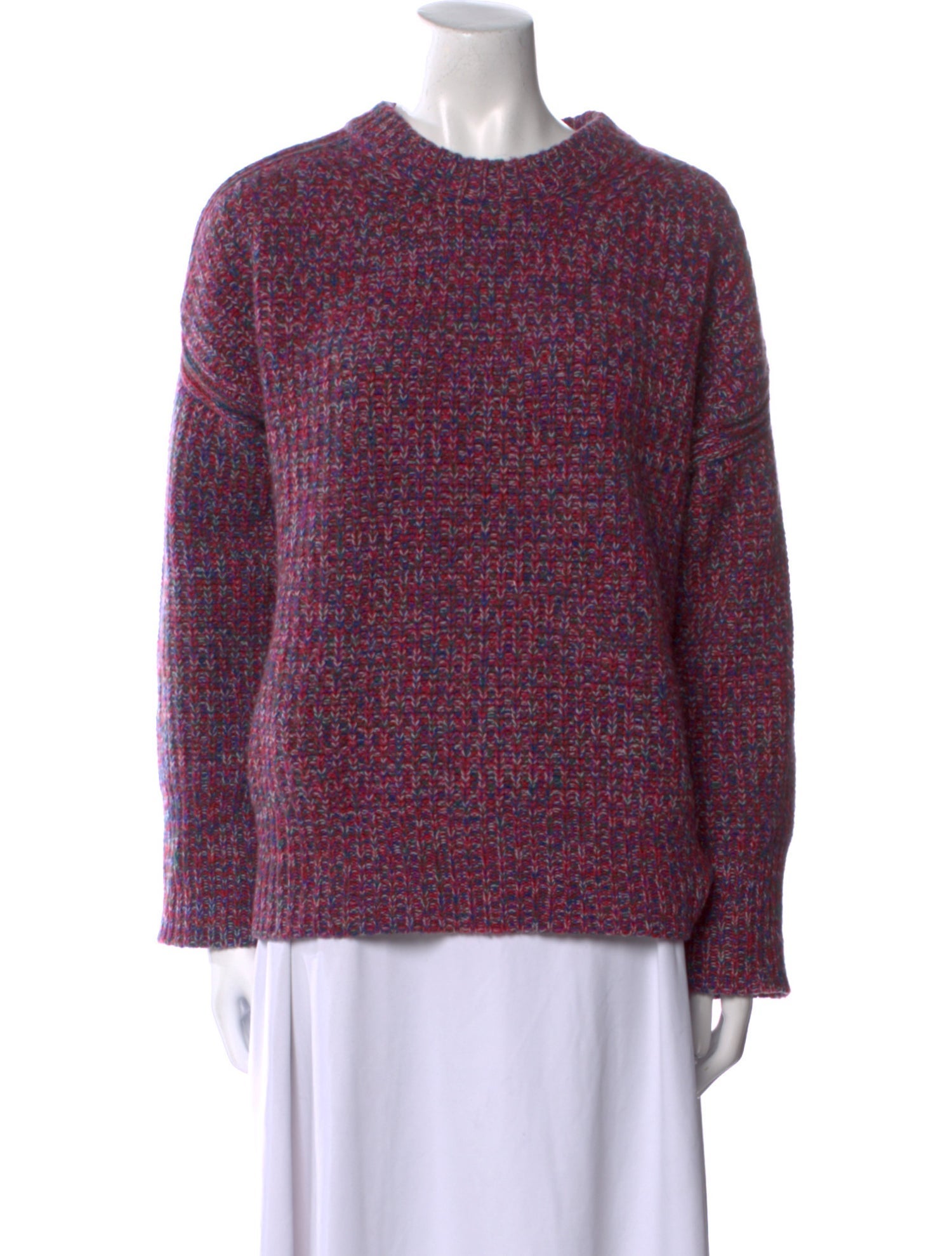La Ligne Cashmere Tweed Pattern Sweater