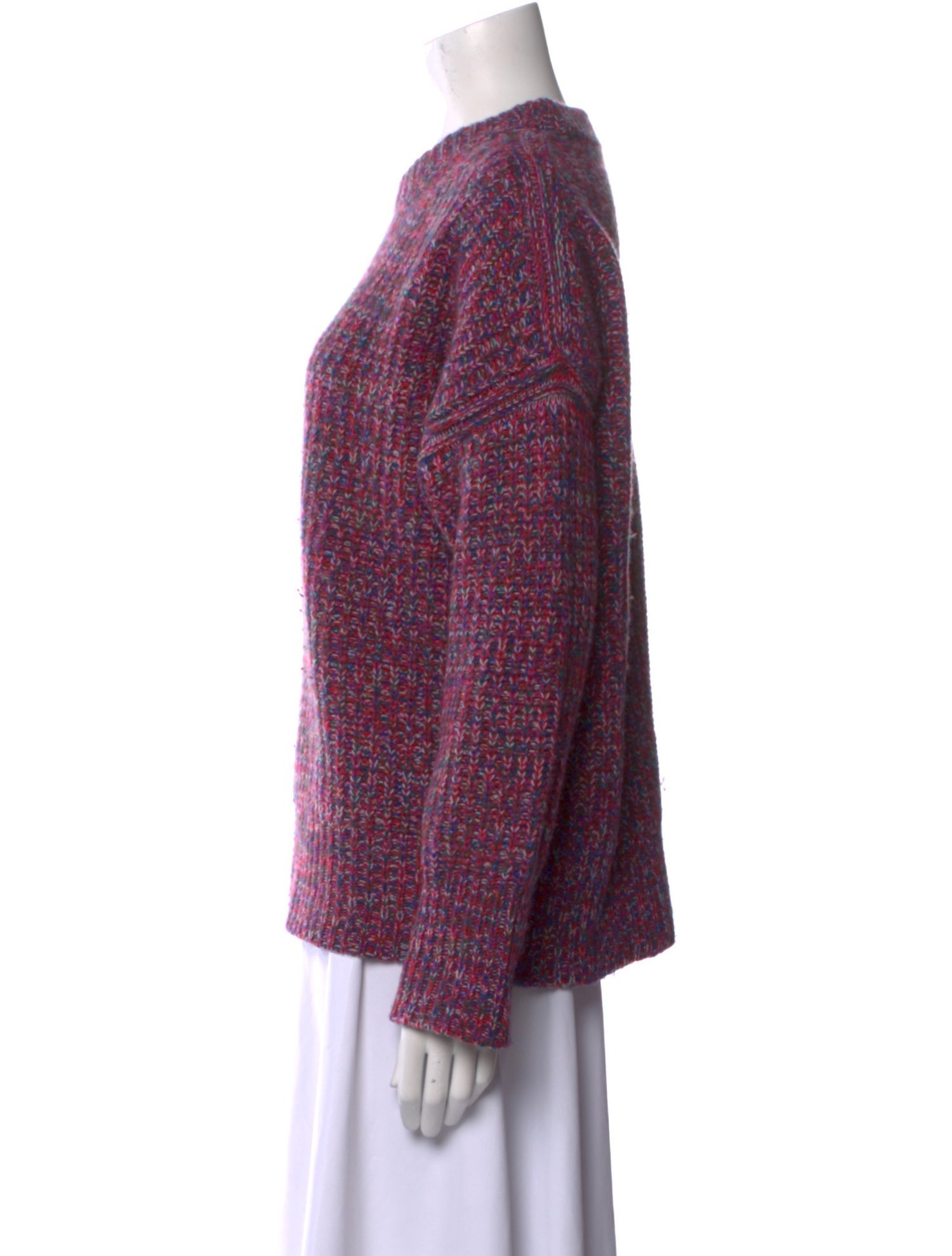 La Ligne Cashmere Tweed Pattern Sweater