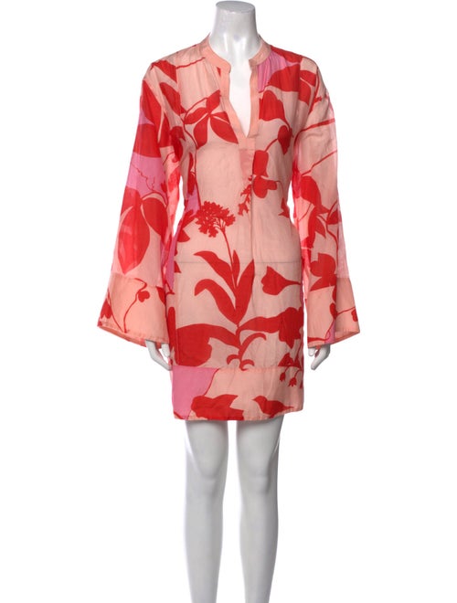 La Ligne Floral Print Mini Dress