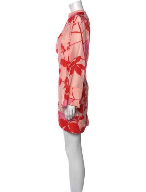 La Ligne Floral Print Mini Dress