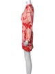 La Ligne Floral Print Mini Dress