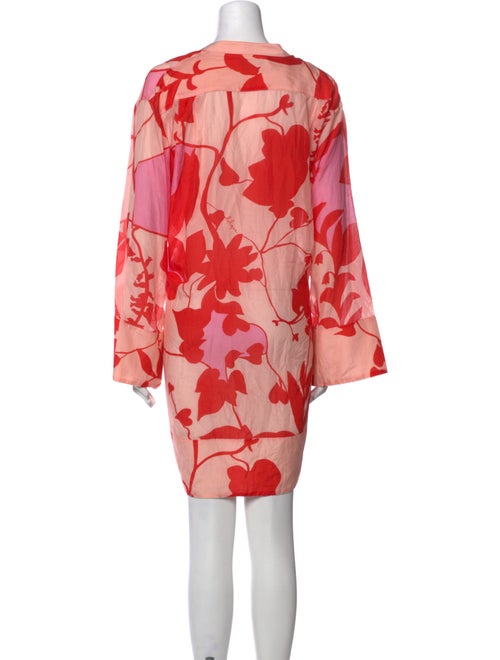 La Ligne Floral Print Mini Dress