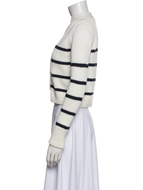 La Ligne Striped V-Neck Sweater