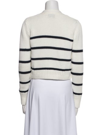 La Ligne Striped V-Neck Sweater