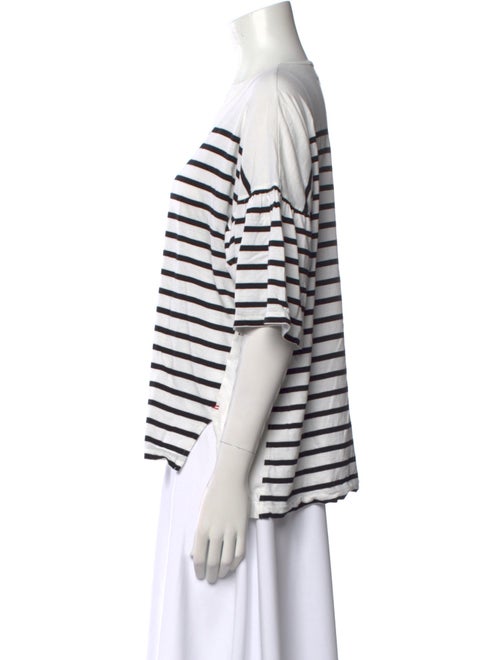 La Ligne Striped Bateau Neckline T-Shirt