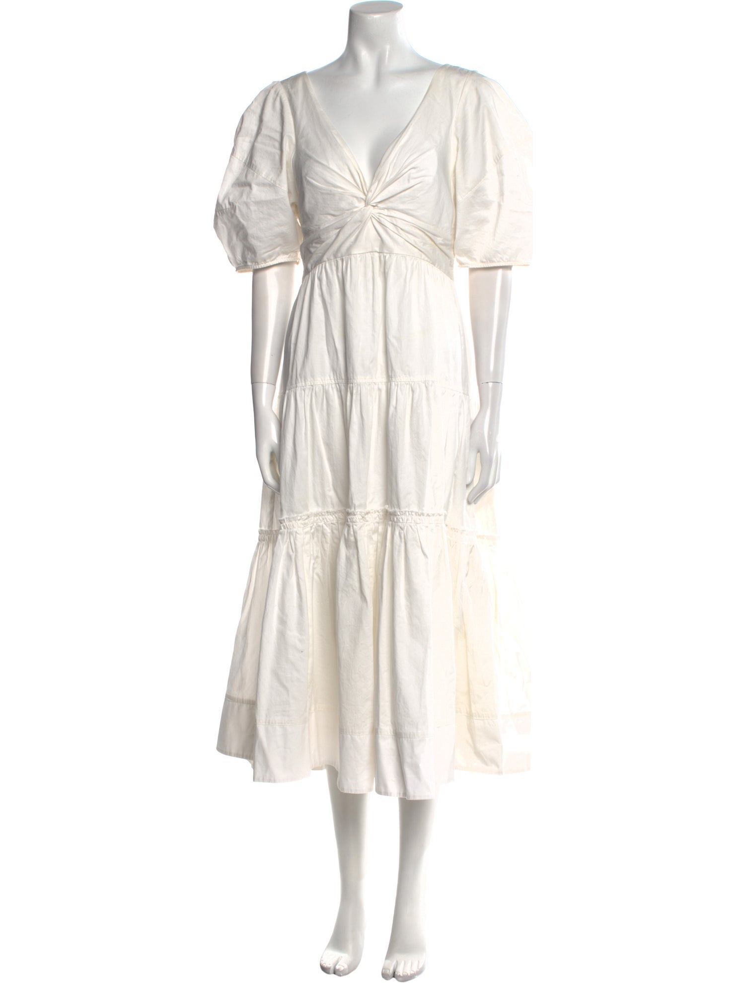 La Ligne V-Neck Long Dress