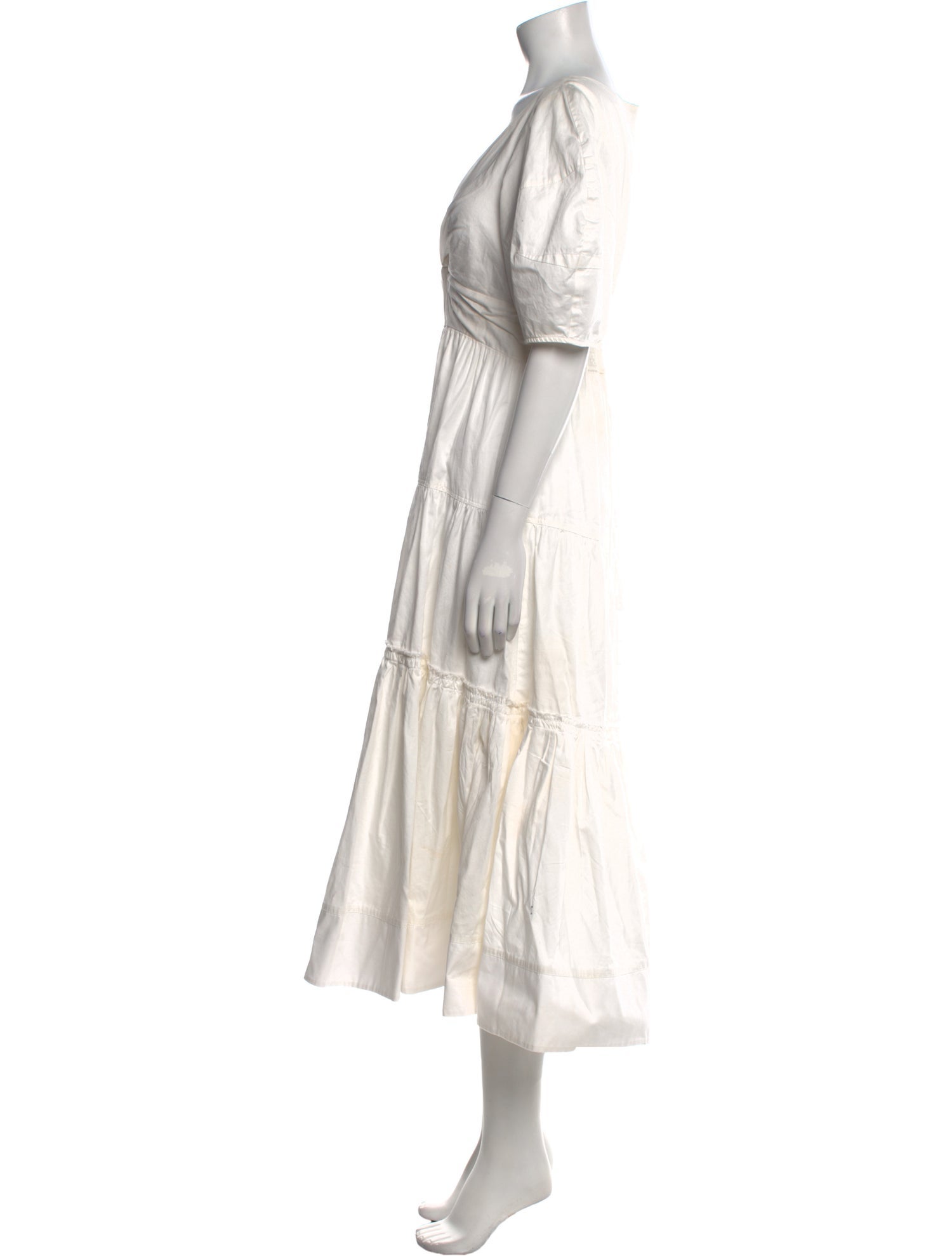 La Ligne V-Neck Long Dress