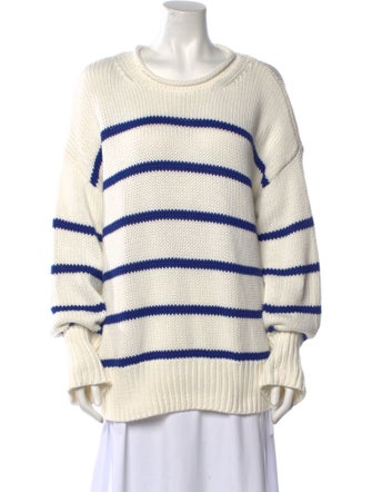 La Ligne Striped Crew Neck Sweater