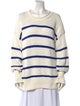 La Ligne Striped Crew Neck Sweater