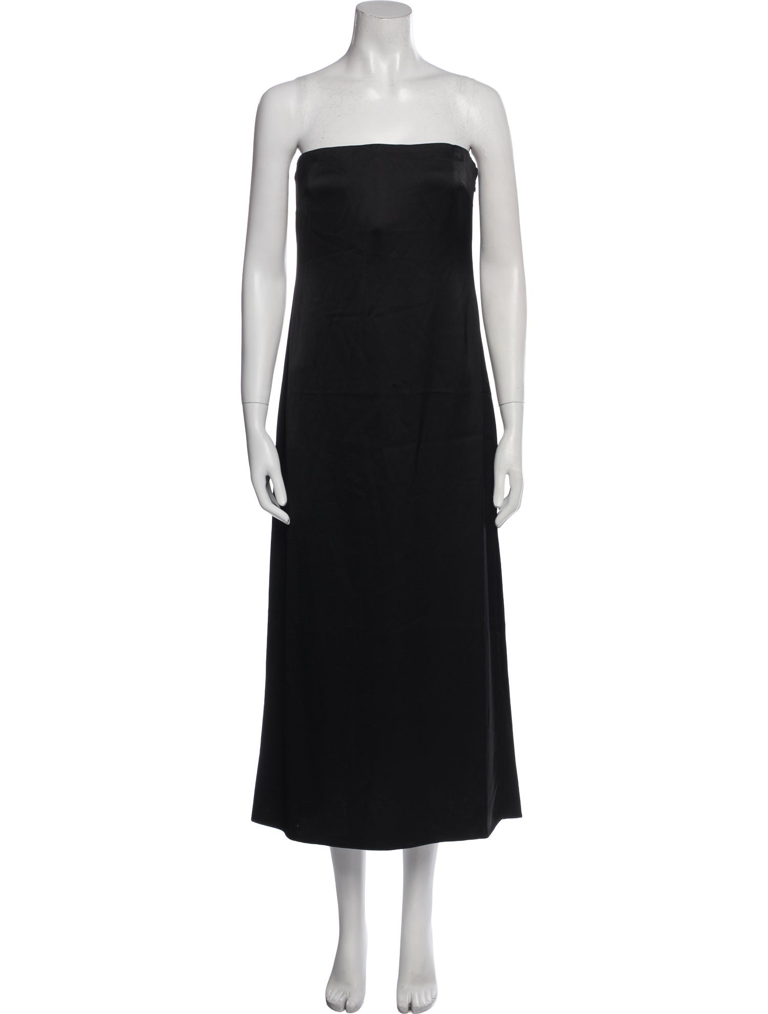 La Ligne Strapless Midi Length Dress