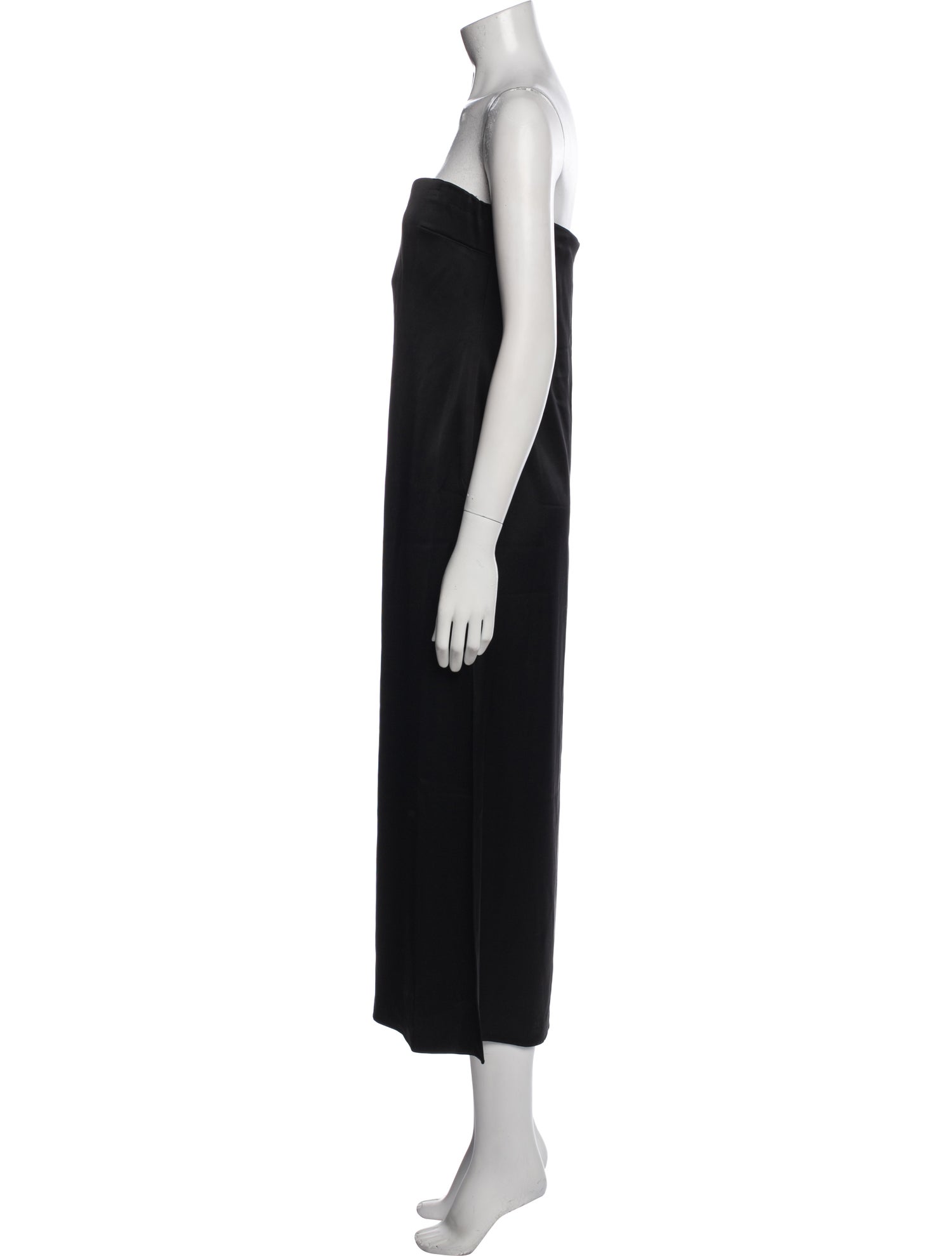 La Ligne Strapless Midi Length Dress