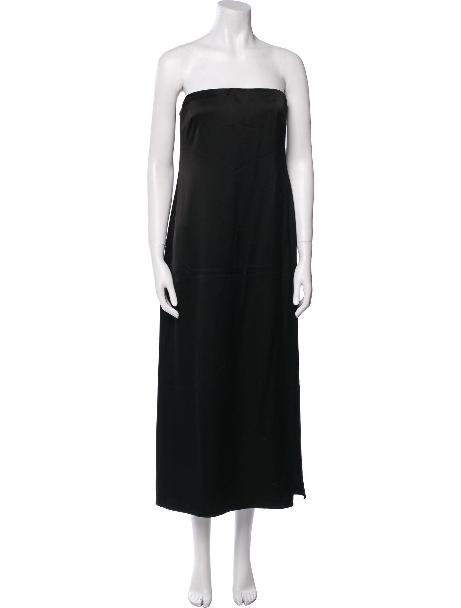 La Ligne Strapless Midi Length Dress