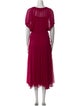 La Ligne V-Neck Midi Length Dress
