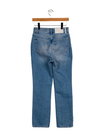 La Ligne High-Rise Straight Leg Jeans