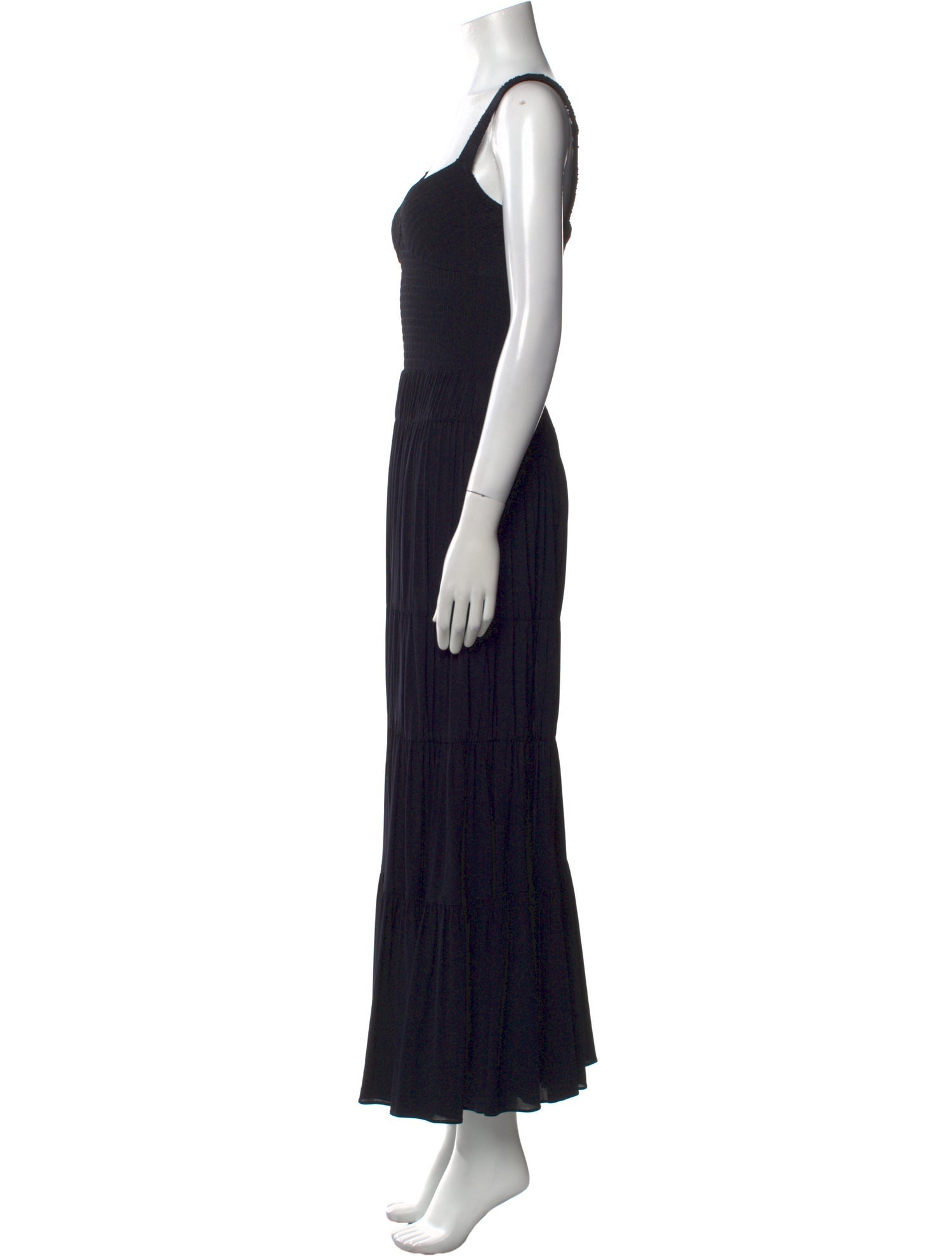 La Ligne V-Neck Long Dress