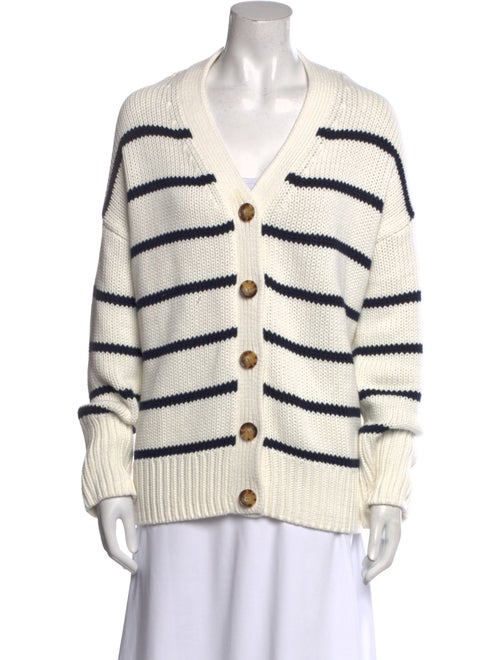 La Ligne Striped V-Neck Sweater
