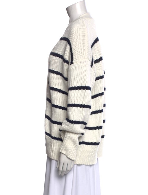 La Ligne Striped V-Neck Sweater