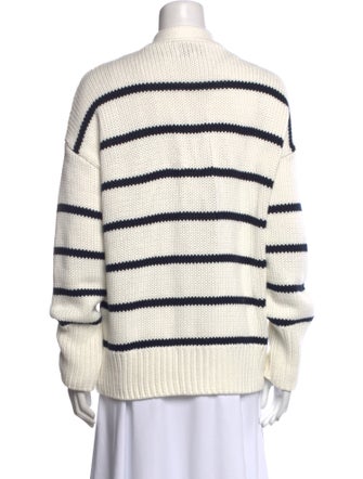 La Ligne Striped V-Neck Sweater