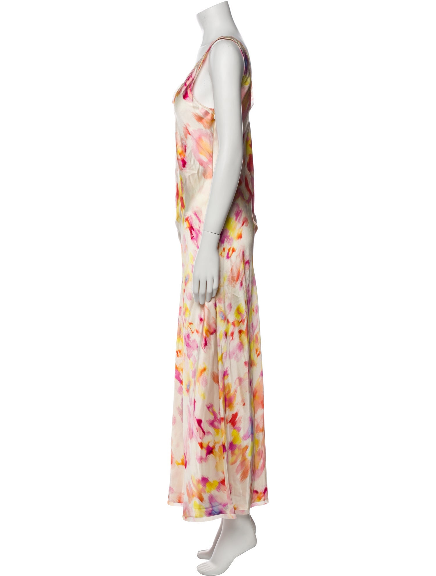 La Ligne Printed Long Dress