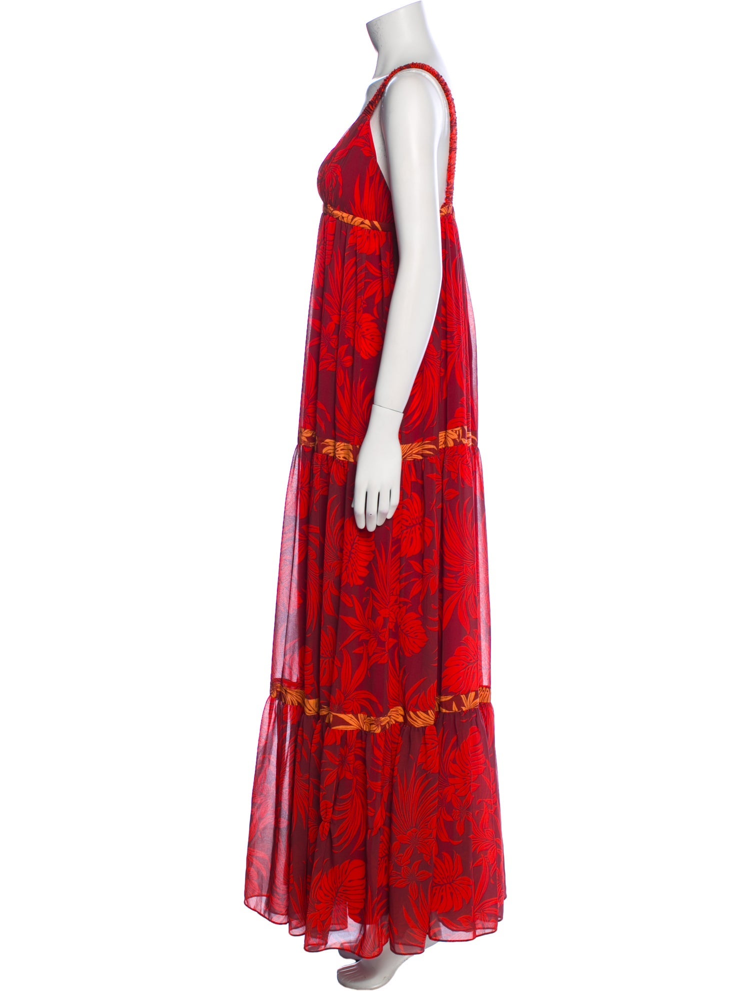 La Ligne Printed Long Dress