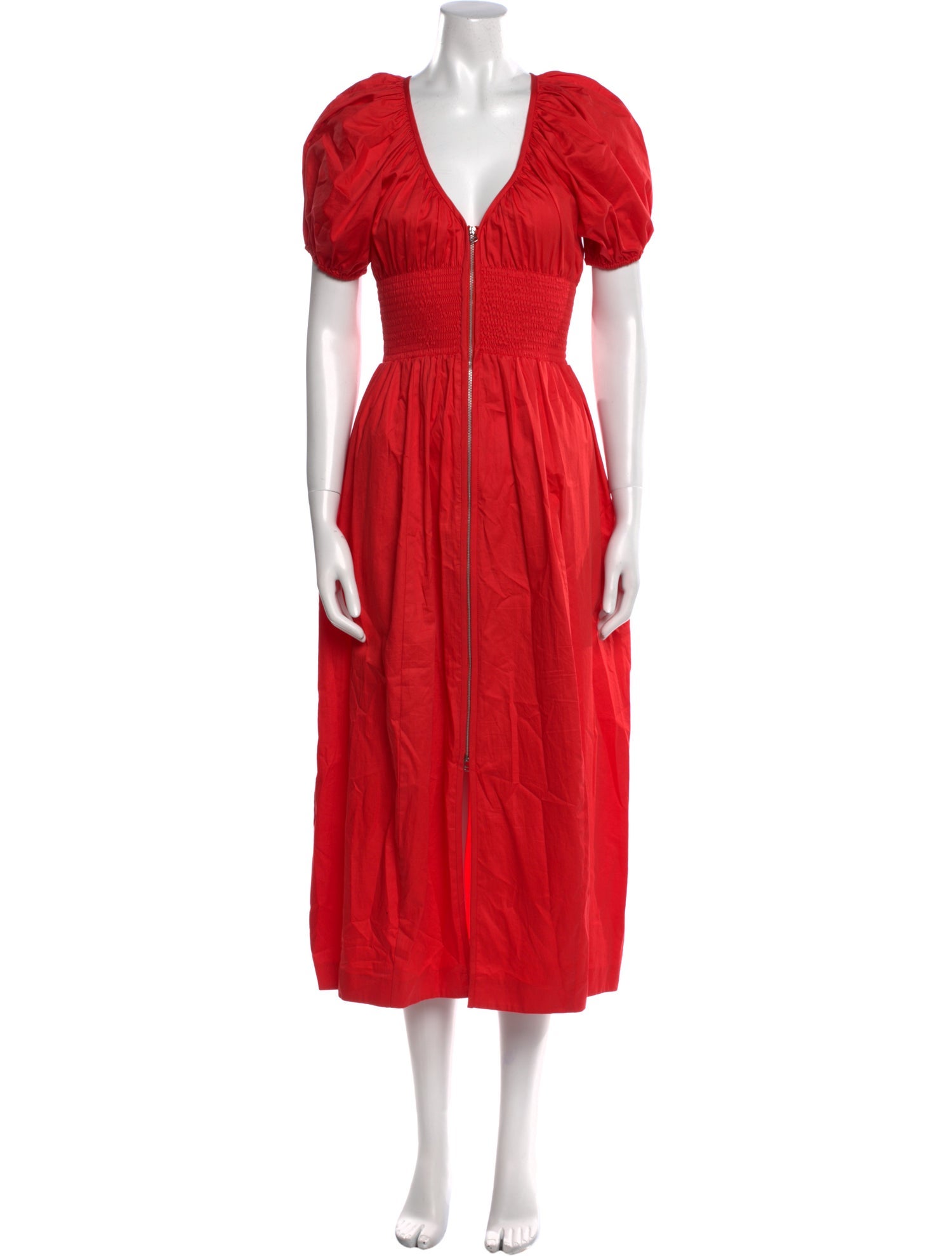 La Ligne V-Neck Long Dress